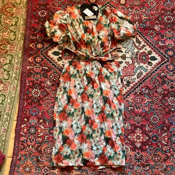 NWT J Crew Liberty of London Hazy Days cut out dress - Picture 3 of 4